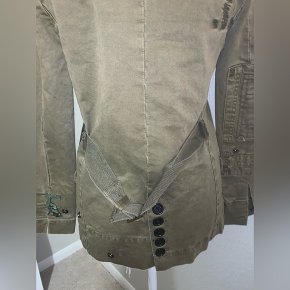 Zadig & Voltaire Vladimir Grunge Jacket Size XS - Picture 7 of 10